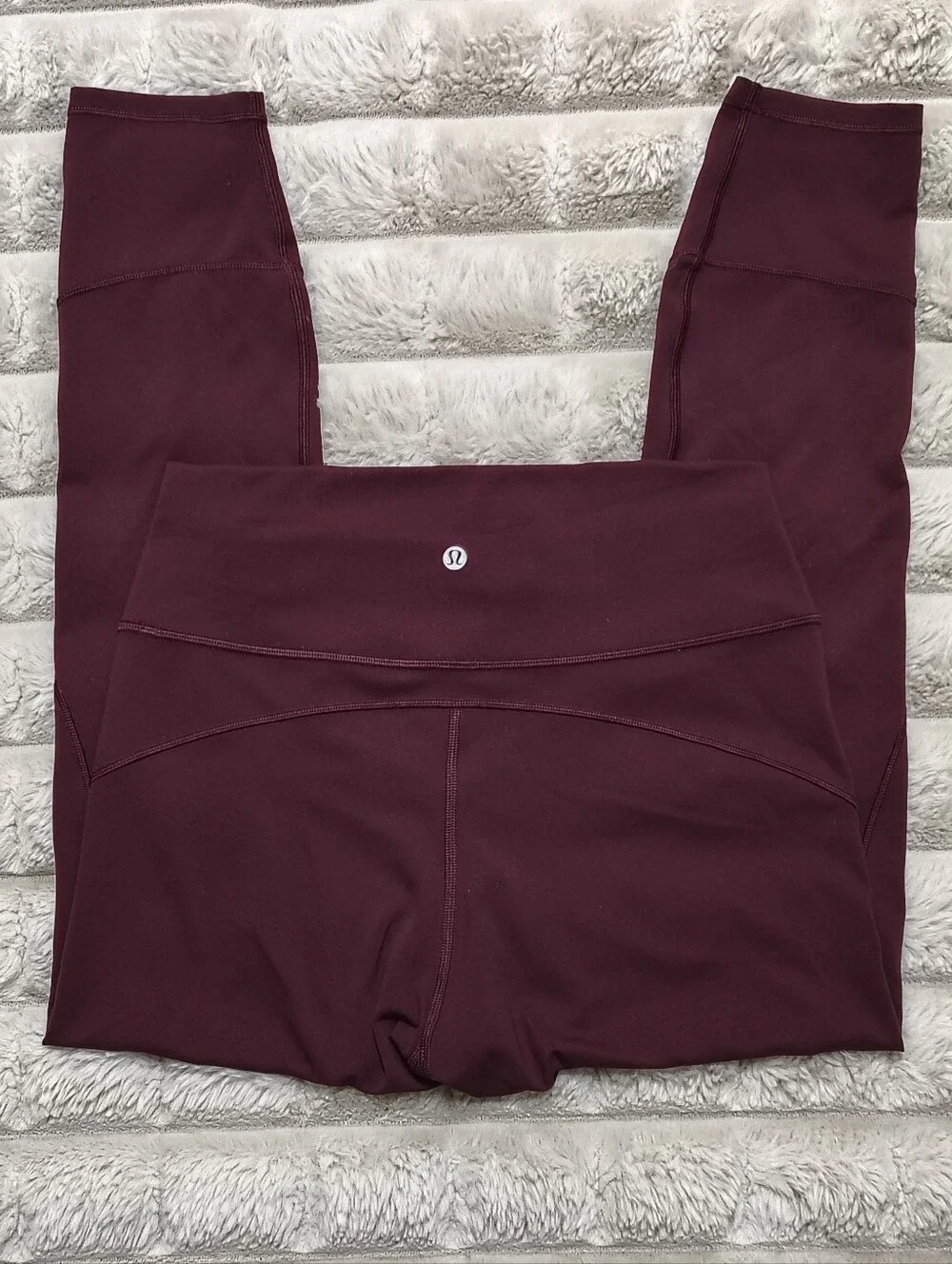 Lululemon In Movement 7/8 Tight - Garnet Women's 10 Yoga Activewear Athletic